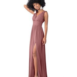 Azazie Emarie Dress Desert Rose -  New